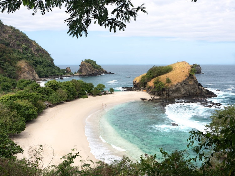 View of Koka Beach in FLores, Indonesia