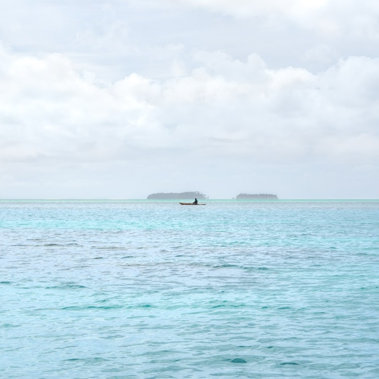 Tranquil Pacific waters in PNG