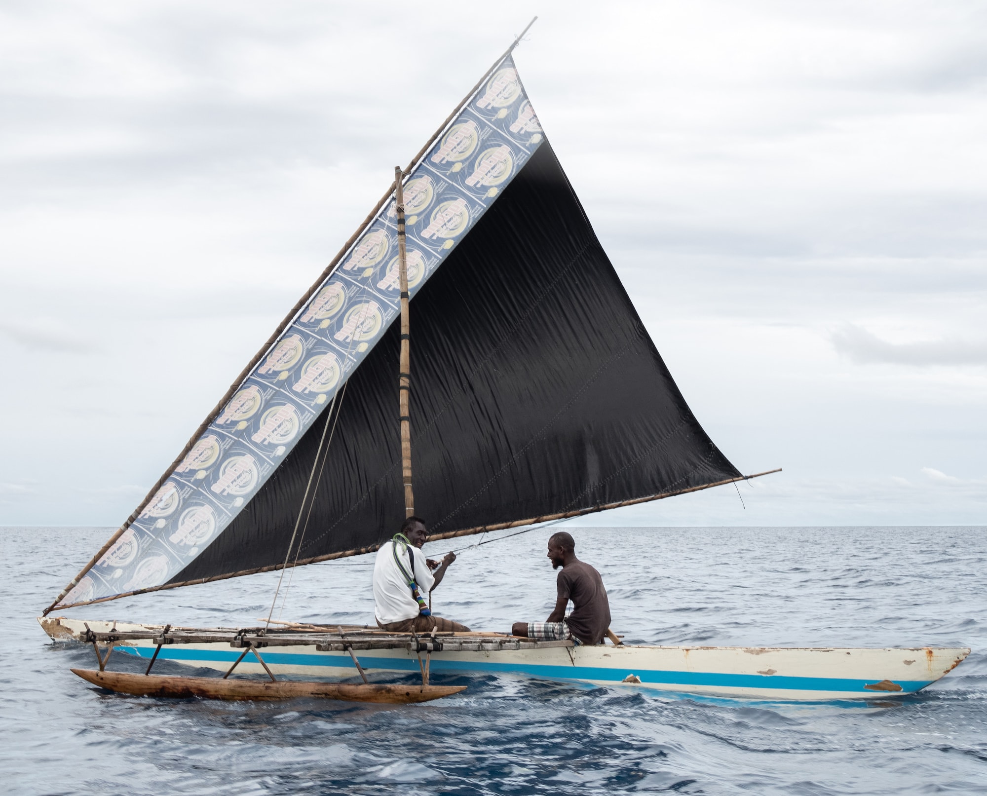 Traditional canoe of the Pacific Ocean